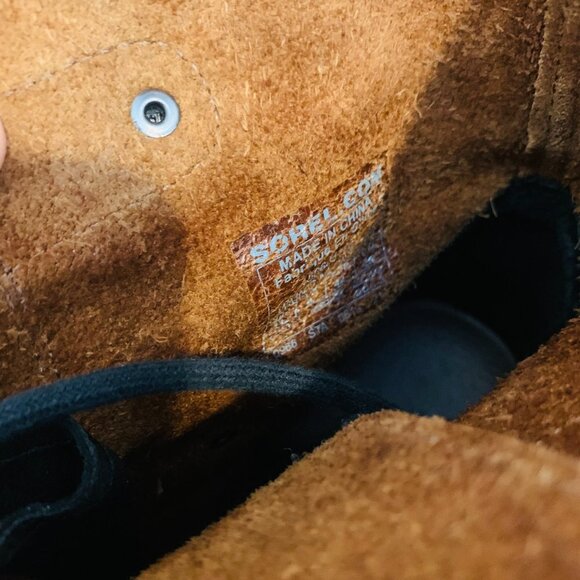 Sorel JOAN Of ARTIC WEDGE BOOTS KETTLE!! Lace Up Waterproof Women Size 11 - Picture 12 of 13